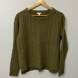 Olive Knit Sweater